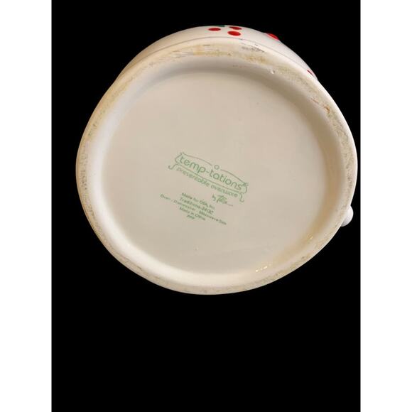 Temp-tations Presentable Ovenware Snowman Mug Lidded Hot Chocolate - Picture 8 of 8